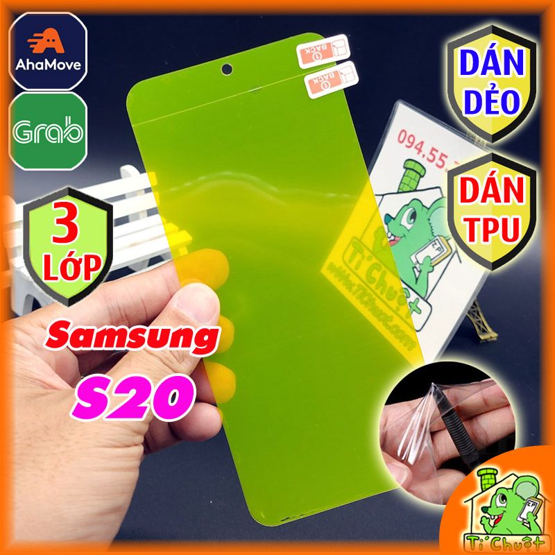 Dán Dẻo TPU Samsung S20 Mặt Trước Trong Suốt