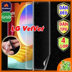 Dán Dẻo TPU LG Velvet 4G/5G Trong Suốt Chống Va Đập