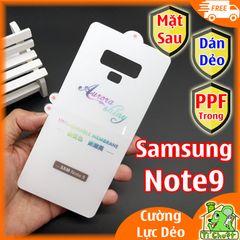 Dán PPF Samsung Note 9 Mặt Sau Cường Lực Dẻo Trong Suốt