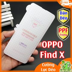 Dán CL Dẻo PPF OPPO Find X Mặt Trước Trong Suốt