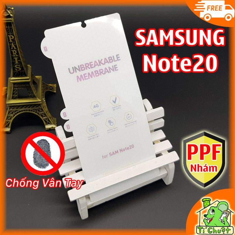 Dán Dẻo PPF Samsung Note 20 Nhám Chống Vân Tay Mặt Trước