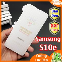 Dán Dẻo PPF Samsung S10e Mặt Trước Trong Suốt (Cường Lực Dẻo)