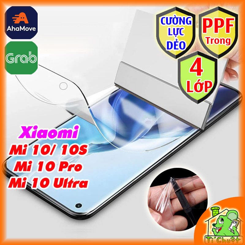 Dán PPF Xiaomi Mi 10/ 10s/ 10 PRO/ 10 ULTRA Cường Lực Dẻo Mặt Trước