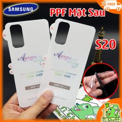 Dán PPF Samsung S20 Mặt Sau Cường Lực Dẻo Trong Suốt