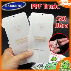 Dán Dẻo PPF Samsung S20 Ultra Mặt Trước (Cường Lực Dẻo)