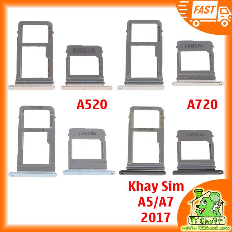 Khay sim Samsung A5 2017/ A7 2017 ZIN Chính hãng