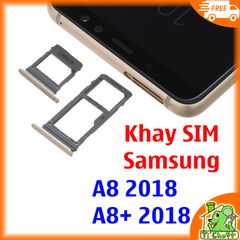 Khay sim Samsung A8/ A8 Plus 2018 ZIN Chính Hãng