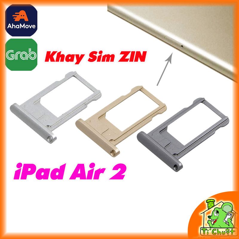Khay SIM iPad Air 2 ZIN Bằng Thép