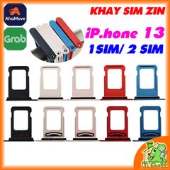 Khay sim iPhone 13 bản 1 SIM/ 2 SIM ZIN có Ron Chống Nước & Lẫy Giữ Sim