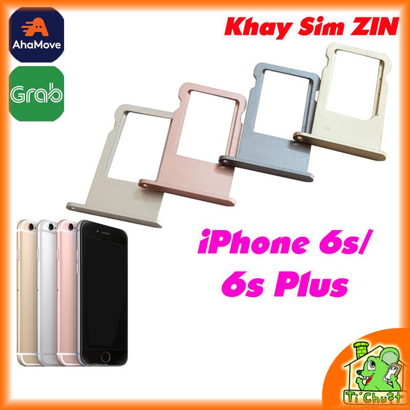 Khay sim iPhone 6s/ iP 6s Plus ZIN Bằng Thép