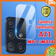 Kính CL chống trầy Camera Samsung A71 M51 M31s Cường Lực Dẻo