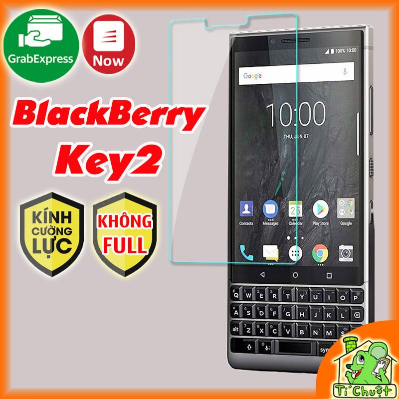 Kính CL BlackBerry Key2/ KeyTwo - Không FULL, 9H-0.26mm
