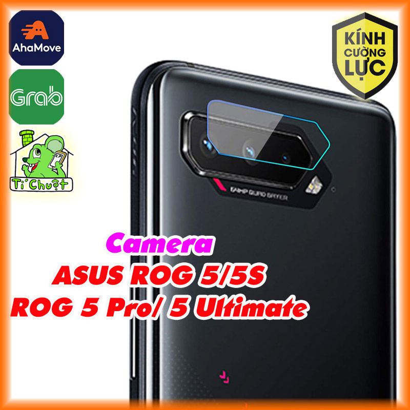Kính CL chống trầy Camera ASUS Rog Phone 5/ 5S Pro/ 5 Ultimate Cường Lực 2.5D