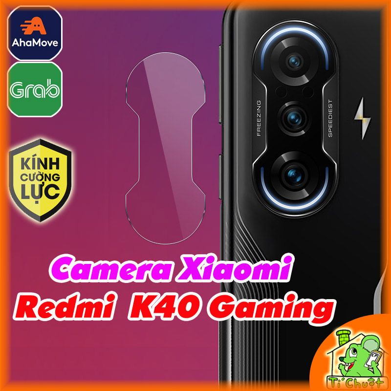 Kính CL chống trầy Camera Xiaomi Redmi K40 Gaming/ POCO F3 GT
