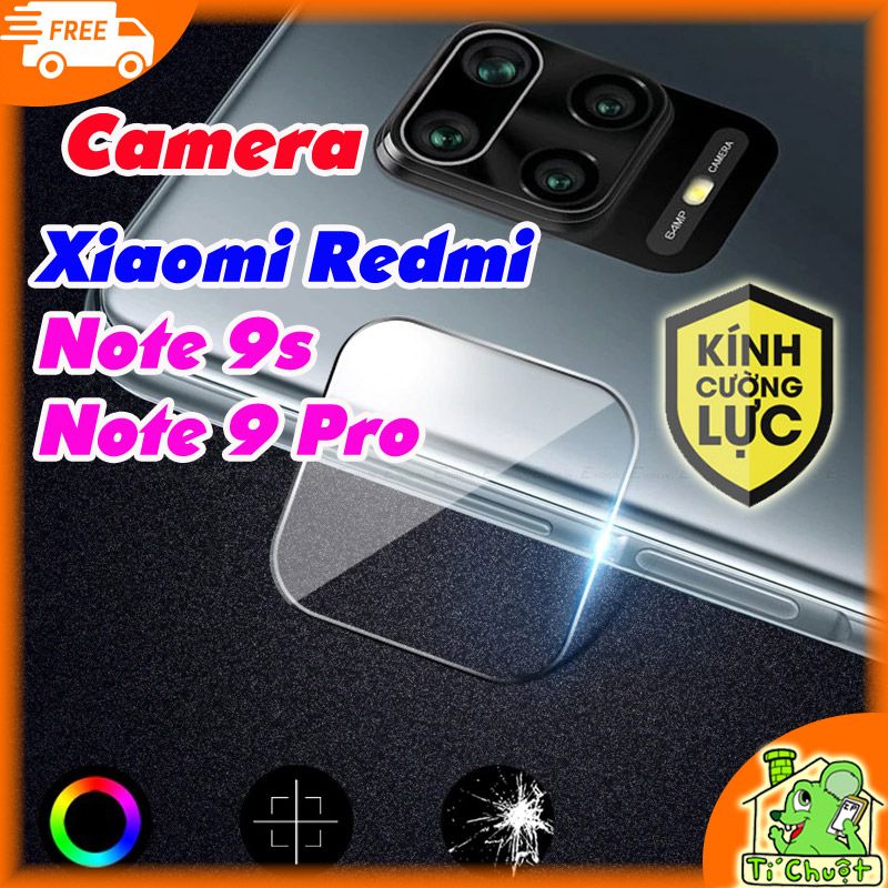 Kính CL chống trầy Camera Xiaomi Redmi Note 9s/ 9 Pro