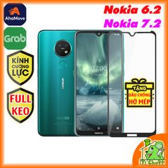 Kính CL Nokia 6.2 / 7.2 2019 FULL Màn, Cường Lực 2.5D FULL KEO