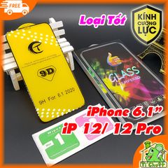 Kính CL iPhone 12/ 12 Pro Full Loại Tốt Siêu Cứng & Bóng Đẹp
