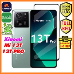 Kính CL Xiaomi Mi 13T/ 13T PRO Cường Lực FULL Màn, FULL KEO Silicon