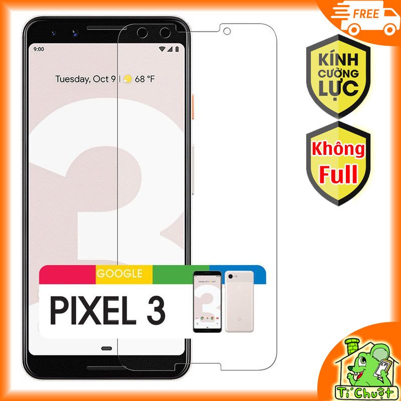 Kính CL Google Pixel 3 - Không FULL 9H-0.26mm
