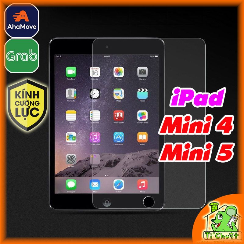 Kính CL iPad Mini 4, Mini 5 Trong Suốt 2.5D