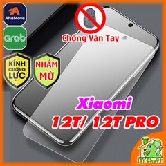 Kính CL Xiaomi Mi 12T / 12T Pro Nhám Chống Vân Tay