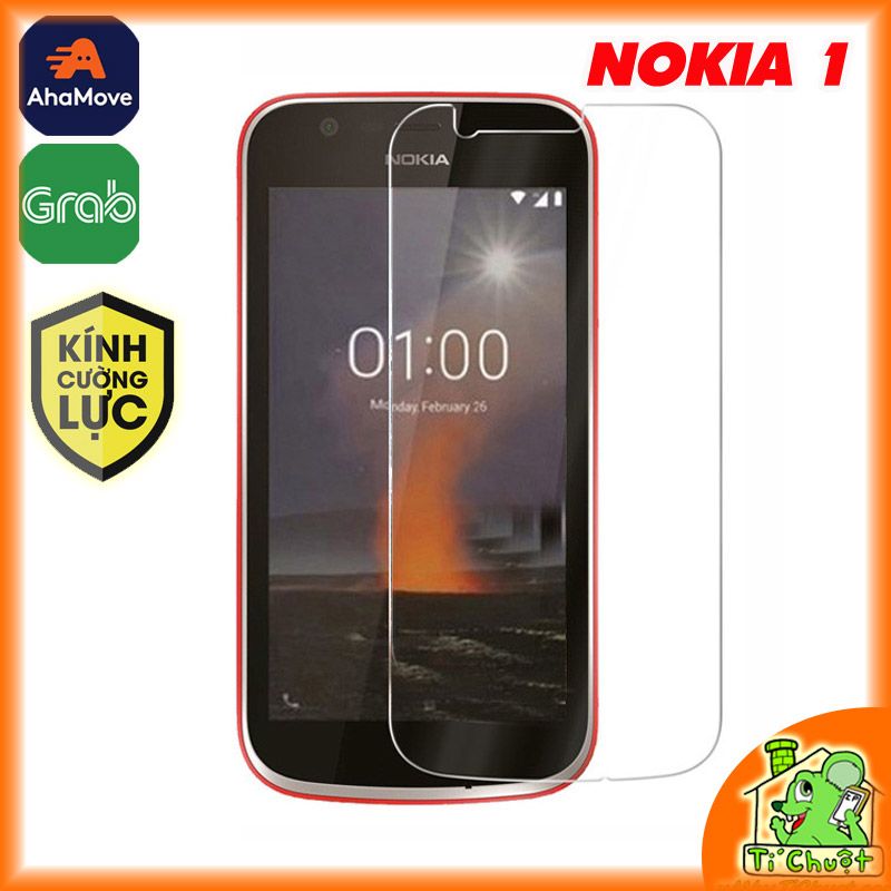 Kính CL Nokia 1 mài cạnh 2.5D-9H-0.26mm