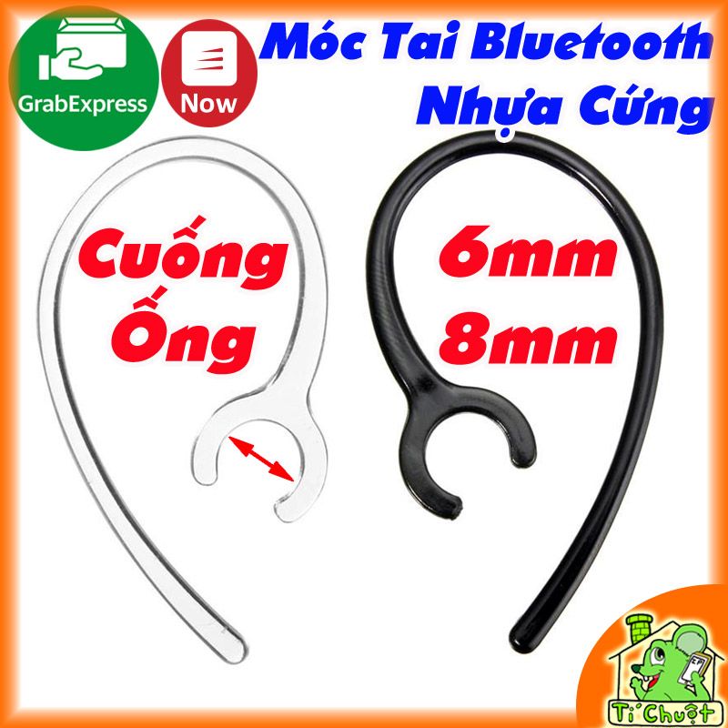 Móc Tai Bluetooth 6mm & 8mm Nhựa Cứng