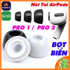 Nút Bọt Biển Tai Nghe AP AirPods PRO 1/ PRO 2 có lưới chống bụi