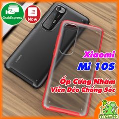Ốp Lưng Xiaomi Mi 10S Cứng Nhám Viền Dẻo Màu Chống Sốc