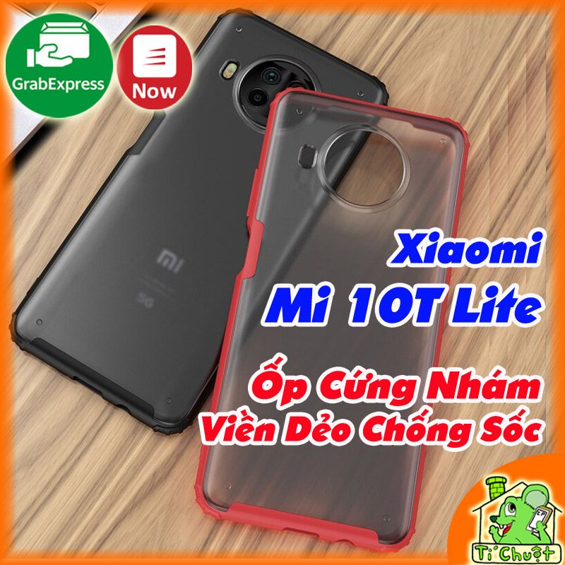 Ốp Lưng Xiaomi Mi 10T Lite Cứng Nhám Viền Dẻo Màu Chống Sốc