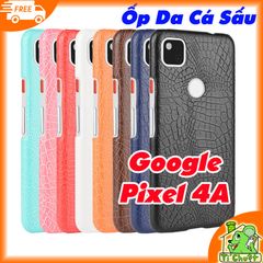 Ốp Lưng Google Pixel 4A Vân Da Cá Sấu