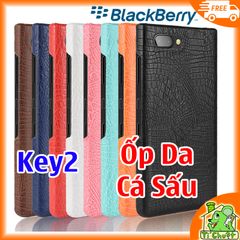 Ốp Lưng BlackBerry Key2, KeyTwo Vân Da Cá Sấu