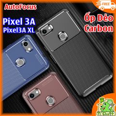 Ốp Lưng Google Pixel 3A AutoFocus Vân 3D Carbon Chống Sốc