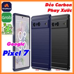 Ốp Lưng Google Pixel 7 Dẻo Carbon Phay Xước Chống Sốc