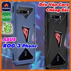 Ốp Lưng ASUS ROG 3 Phone ZS661KS/ ROG 3 Strix Vân CARO Chống Sốc