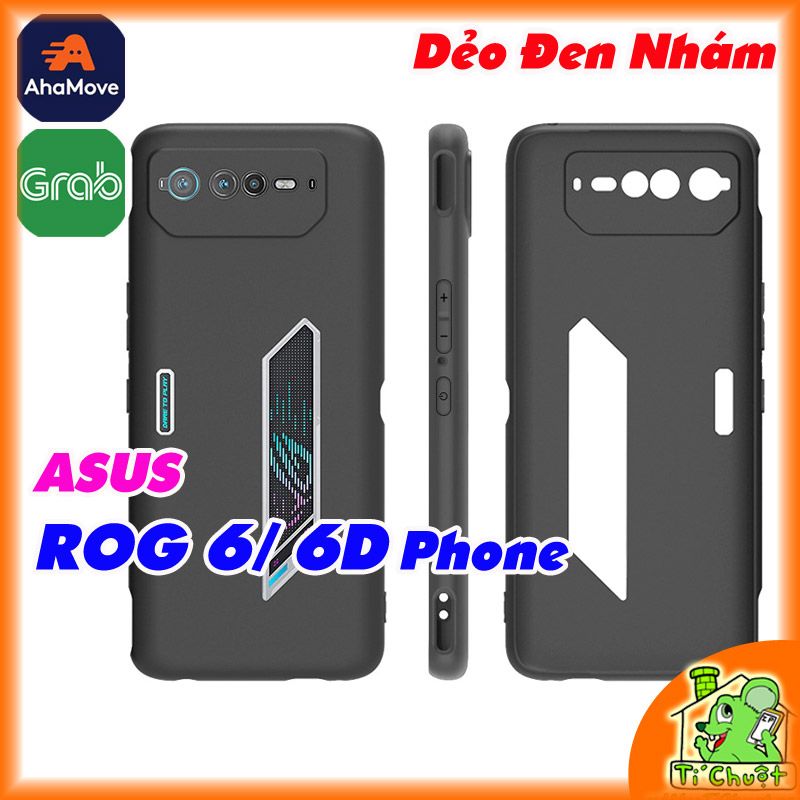 Ốp lưng ASUS ROG 6/ 6D phone Dẻo Đen Nhám