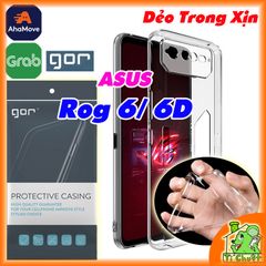 Ốp lưng ASUS Rog 6/ 6D Phone Chính Hãng GOR Silicon Dẻo Trong Suốt