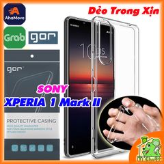 Ốp lưng SONY XPERIA 1 II Mark 2 Chính Hãng GOR Silicon Dẻo Trong Suốt