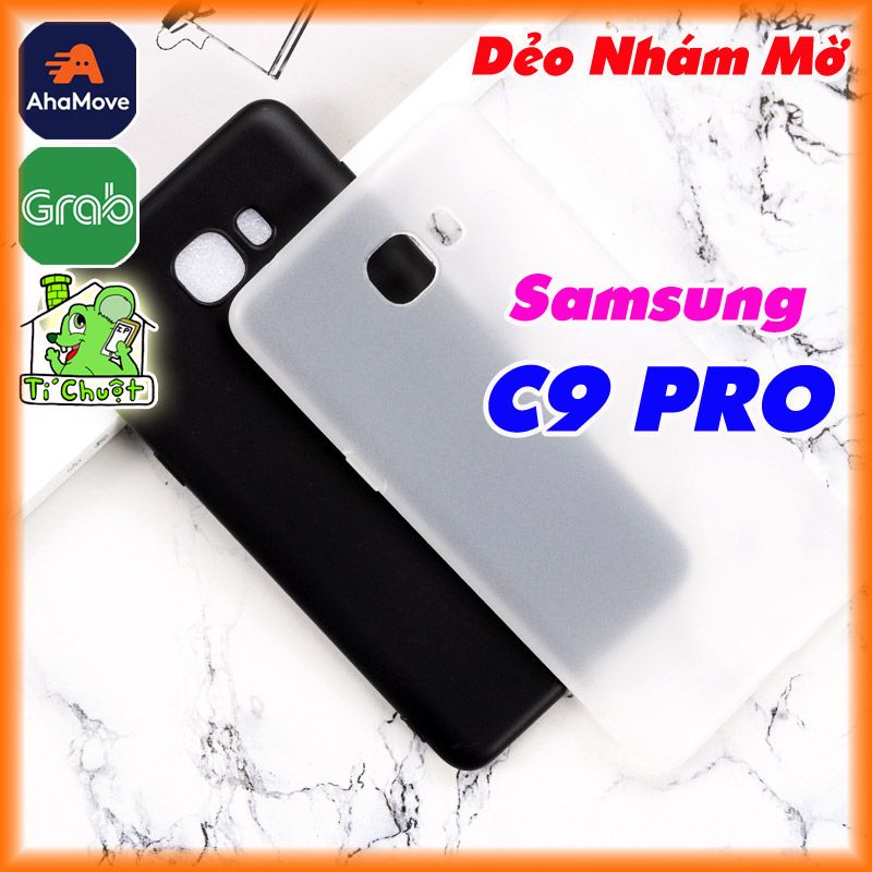 Ốp lưng Samsung C9 Pro Silicon Dẻo Nhám Mờ