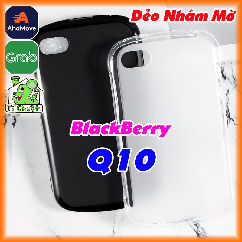 Ốp lưng BlackBerry Q10 Silicon Dẻo Nhám Mờ