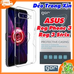 Ốp lưng Asus ROG Phone 3 ZS661KS Chính Hãng GOR Silicon Dẻo trong suốt