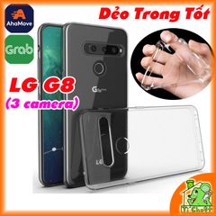 Ốp lưng LG G8 3 Camera Silicon Loại Tốt Dẻo Trong Suốt