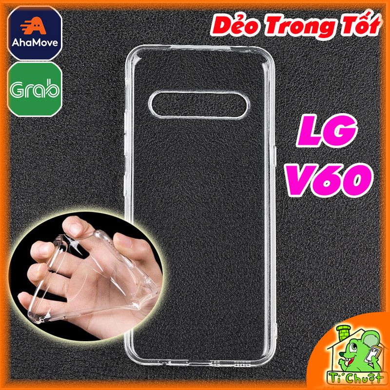 Ốp lưng LG V60 Silicon Loại Tốt Dẻo Trong Suốt