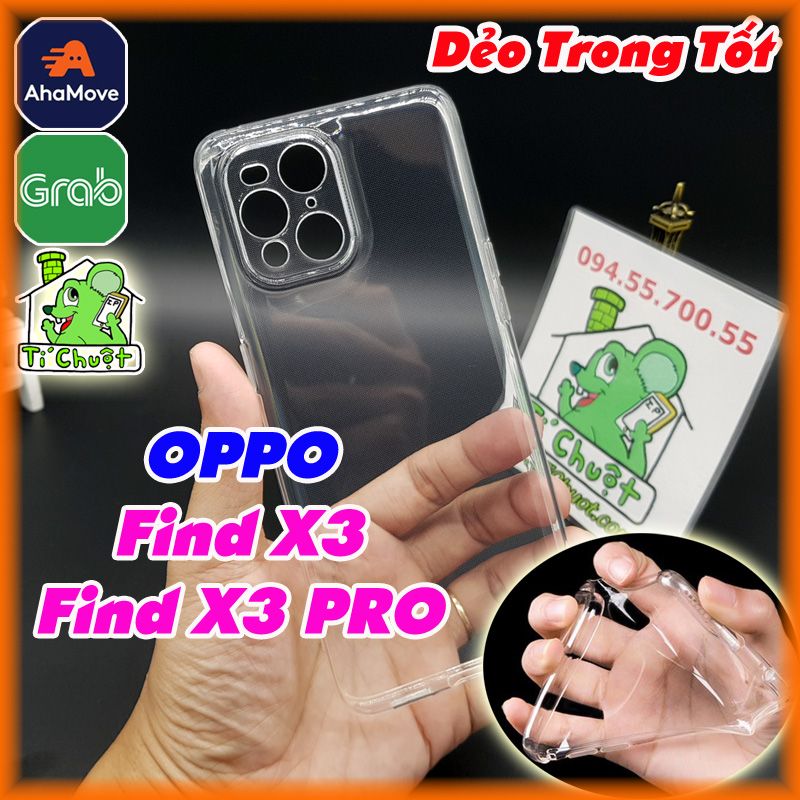 Ốp Lưng OPPO Find X3 PRO Silicon Dẻo Trong Suốt Loại Tốt