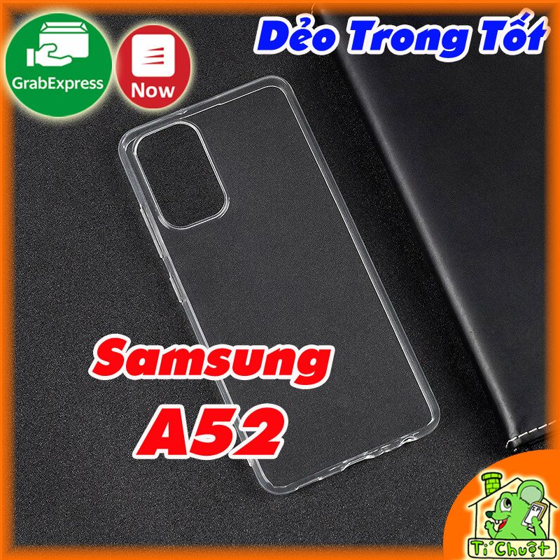 Ốp lưng Samsung A52 4G/5G Silicon Loại Tốt Dẻo Trong Suốt