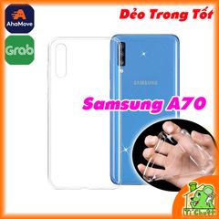 Ốp lưng Samsung A70 Silicon Loại Tốt Dẻo Trong Suốt