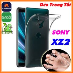 Ốp lưng SONY XZ2 Silicon Loại Tốt Dẻo Trong Suốt