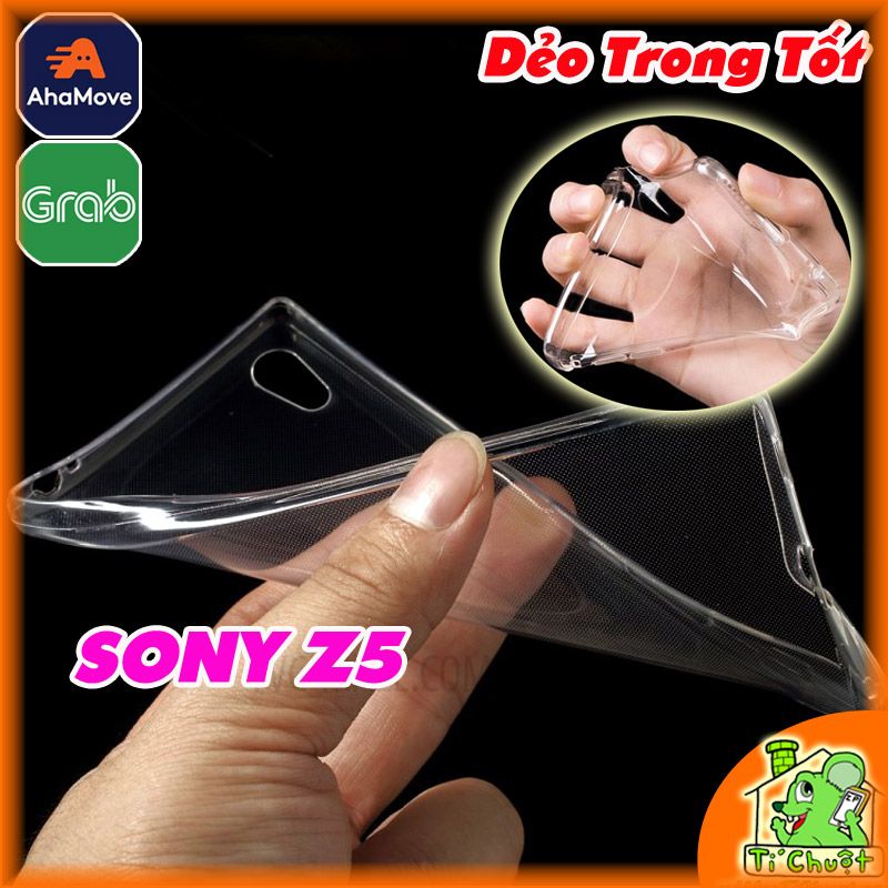 Ốp lưng SONY Z5 Dual Silicon Dẻo Trong Suốt