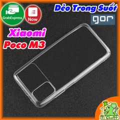 Ốp lưng Xiaomi POCO M3 Chính Hãng GOR Dẻo Trong Suốt