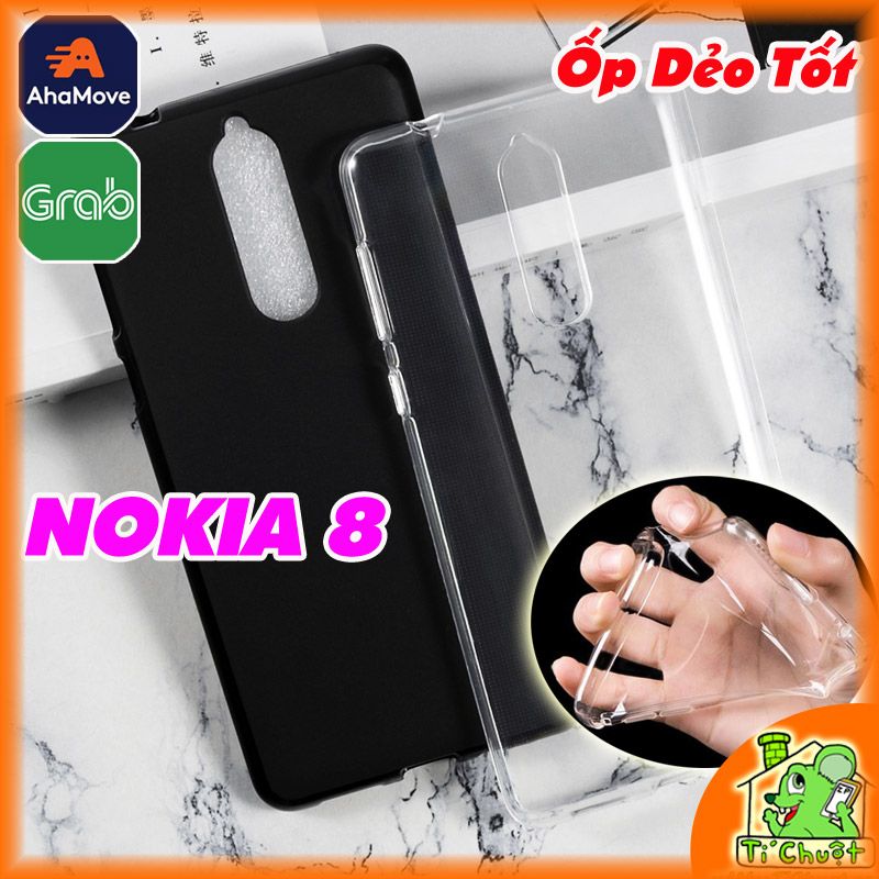 Ốp lưng NOKIA 8 Silicon Dẻo Loại Tốt